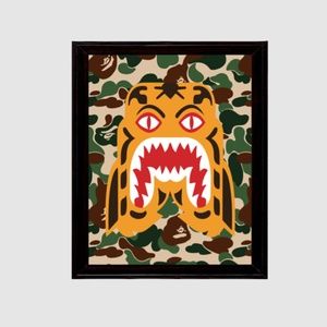 A BATHING APE BAPE TIGER CAMO 11x17 ART PRINT